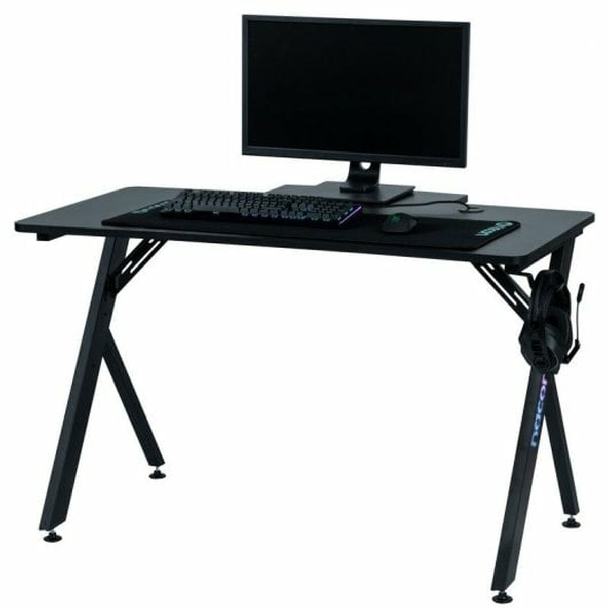 Bureau Gaming Nacon PCGD-RGB Noir 120 x 60 cm