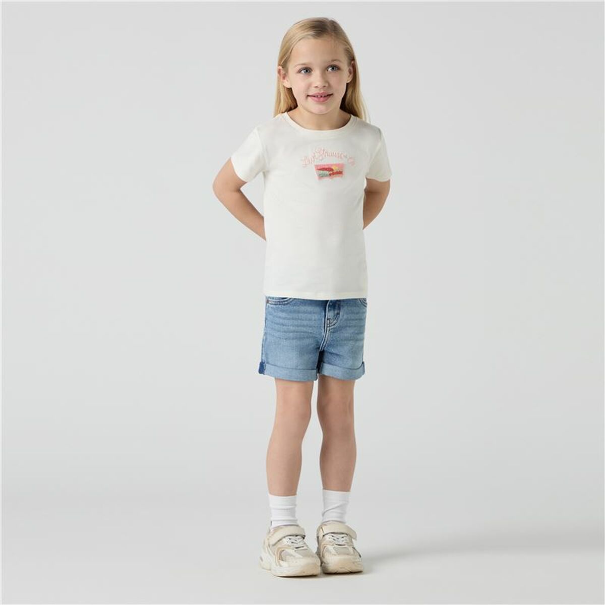 Jeans Levi's Lvg Girlfriend Flower Child Bleu