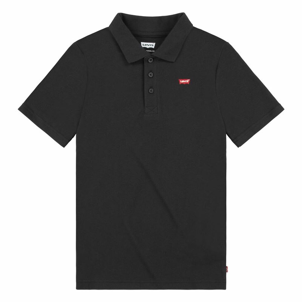 Polo à manches courtes enfant Levi's Lvb Back Neck Tape Noir