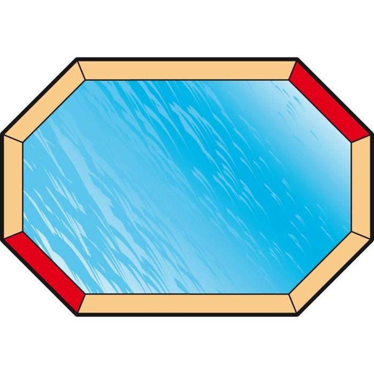 Bâches de piscine Ubbink Bleu 400 x 610 cm