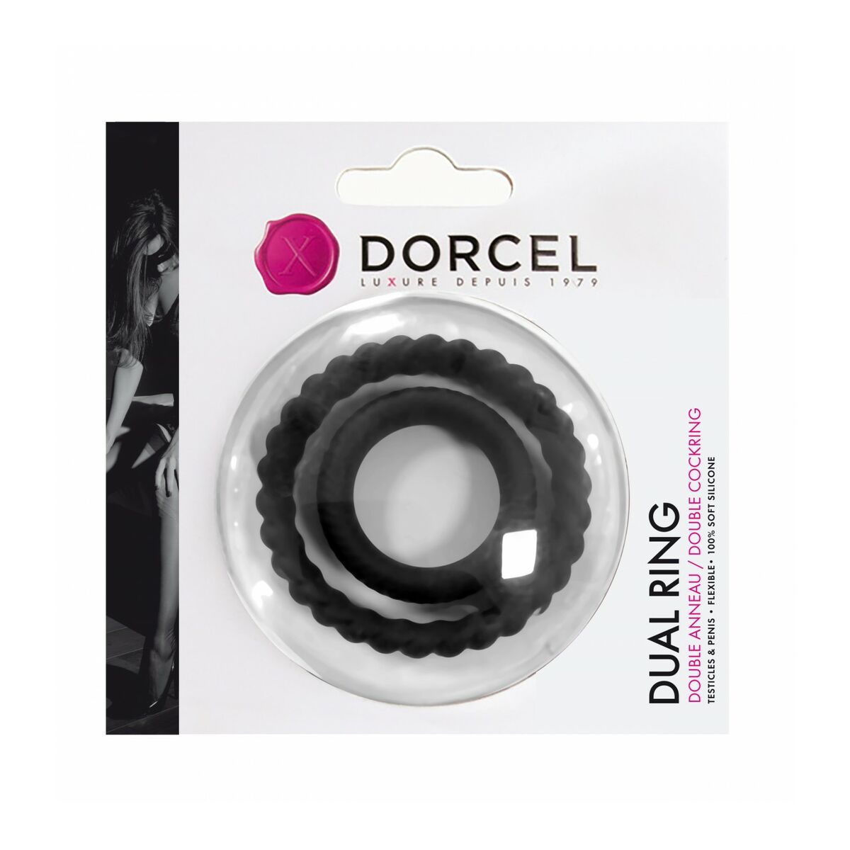 Anneau Pénis Dorcel Noir
