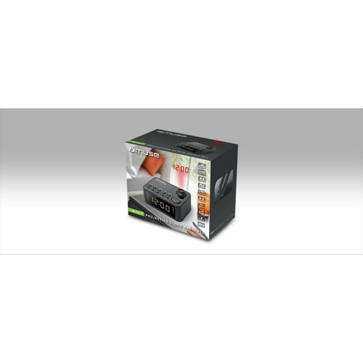 Radio-réveil Muse M-178P (1 Unité)
