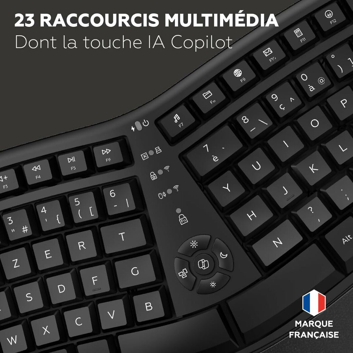 Clavier Mobility Lab Azerty Français Noir