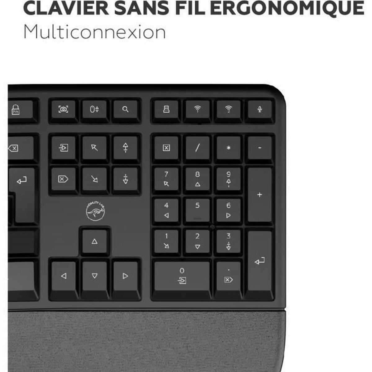 Clavier Mobility Lab Azerty Français Noir