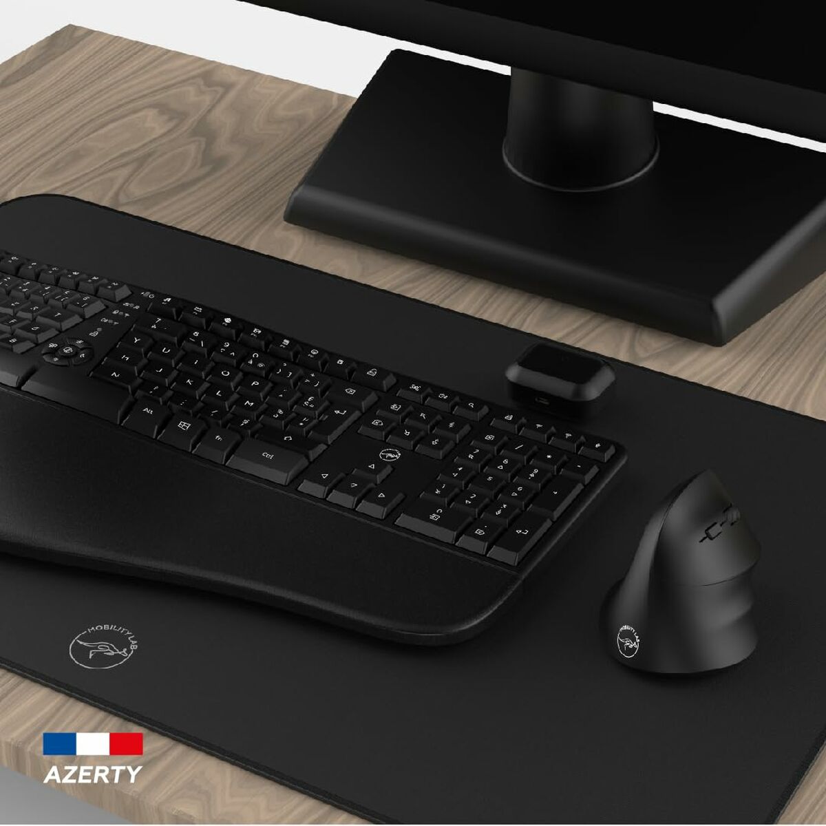 clavier et souris Mobility Lab Ergo C30W Noir