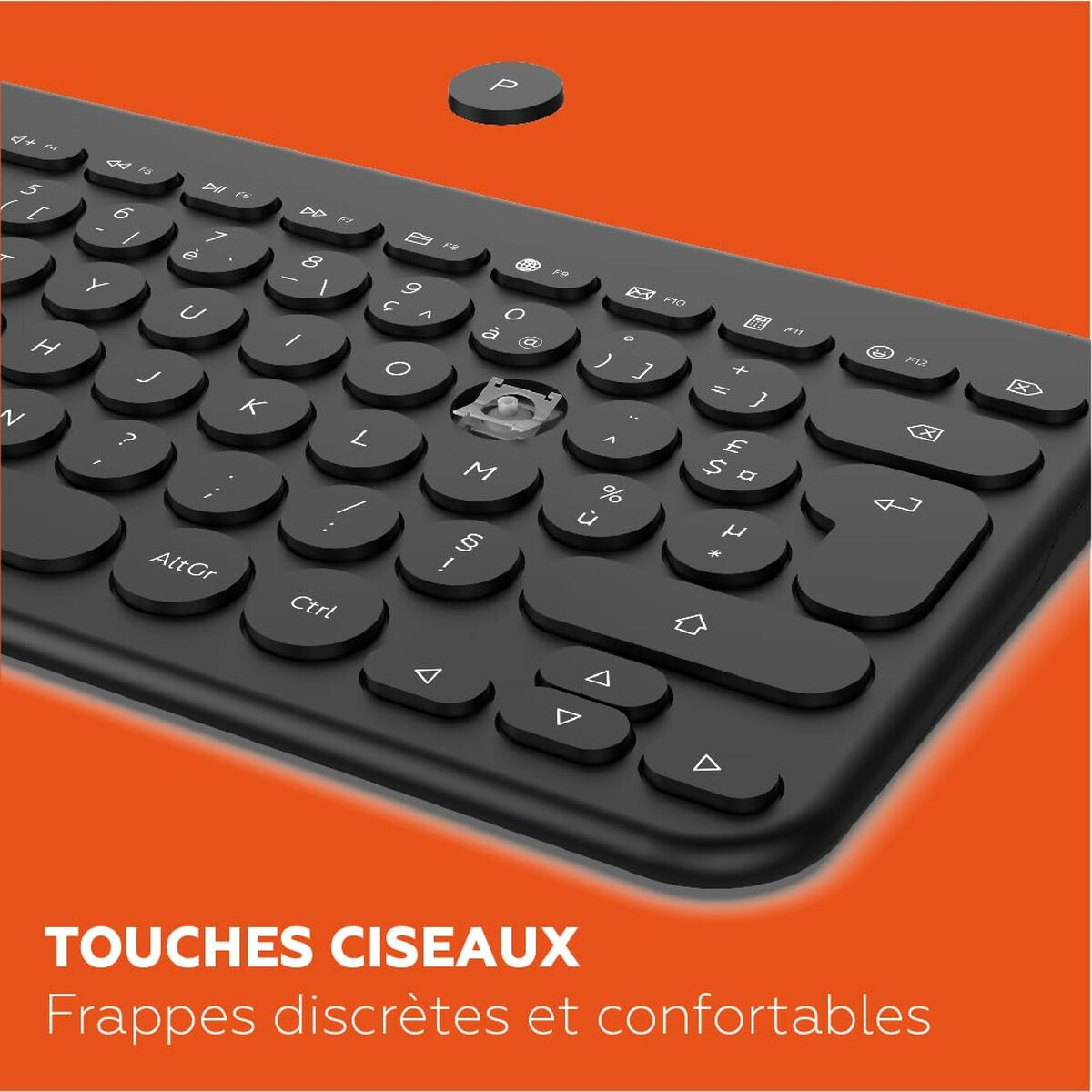 clavier et souris Mobility Lab CP420W Mini Noir AZERTY