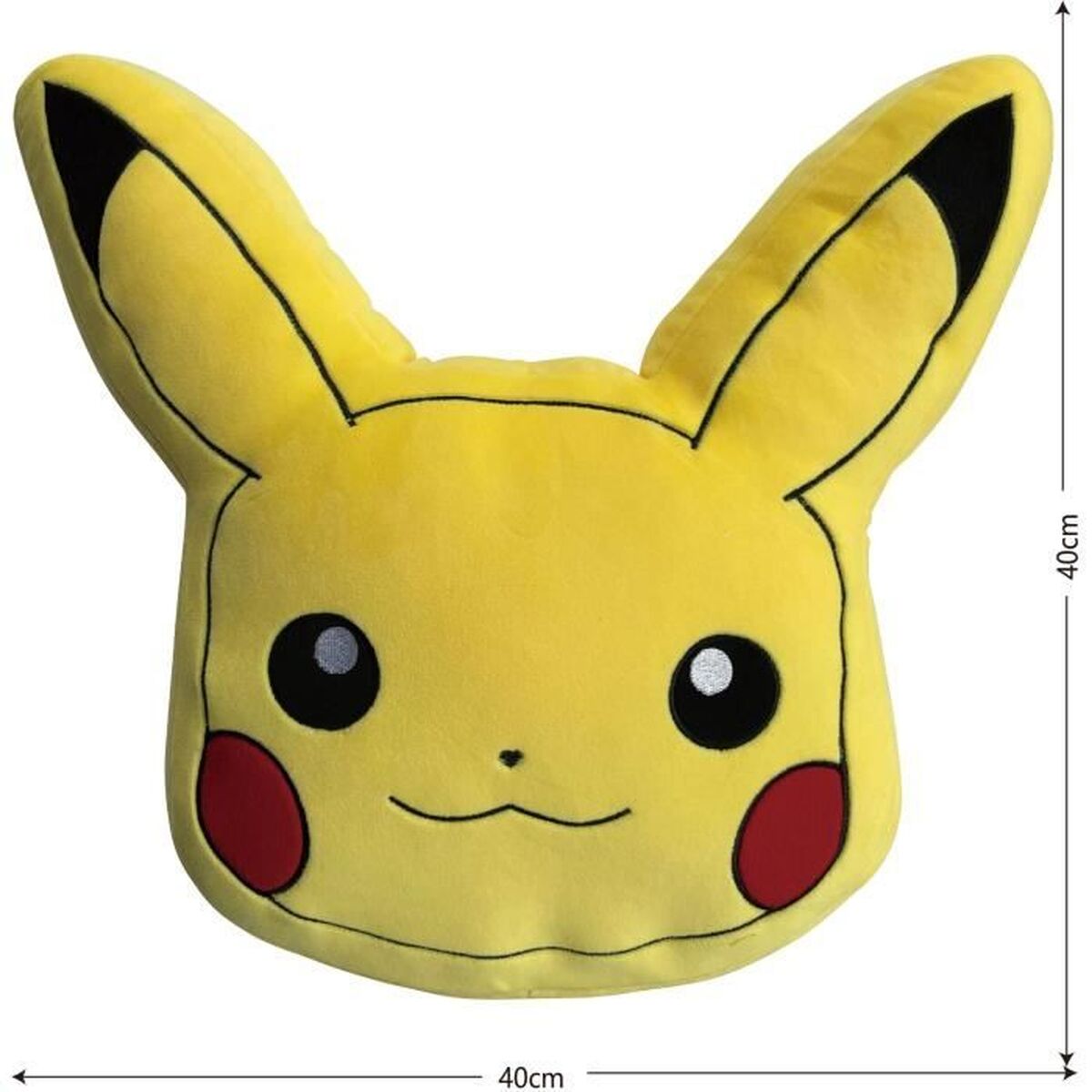 Coussin Pokémon 40 x 3 x 43 cm Jaune Polyester Enfant