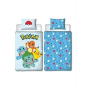 Parure de couette Pokémon 25 x 4 x 30 cm Multicouleur Lit 2 persones 2 Pièces