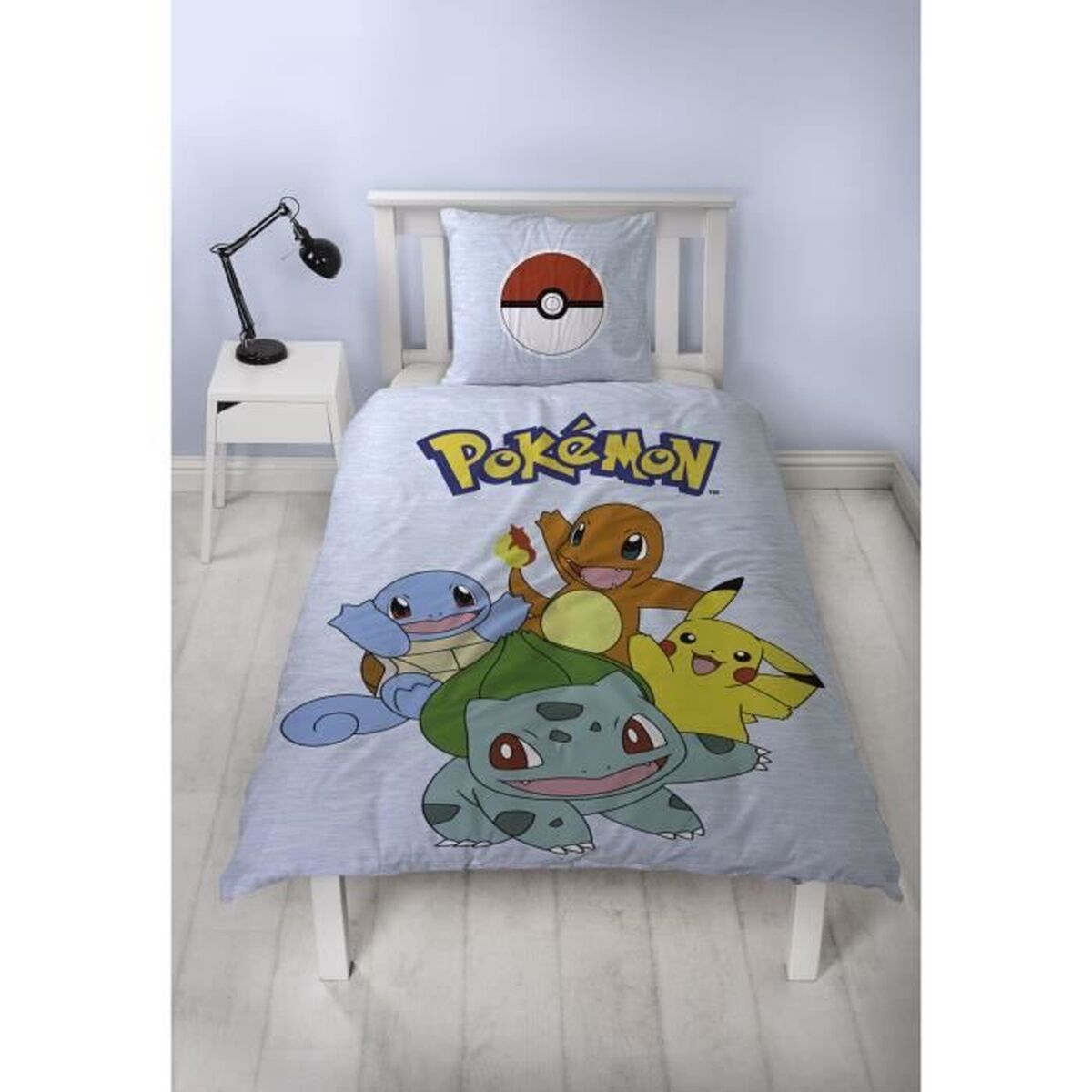 Parure de couette Pokémon 25 x 4 x 30 cm Multicouleur Lit 2 persones 2 Pièces