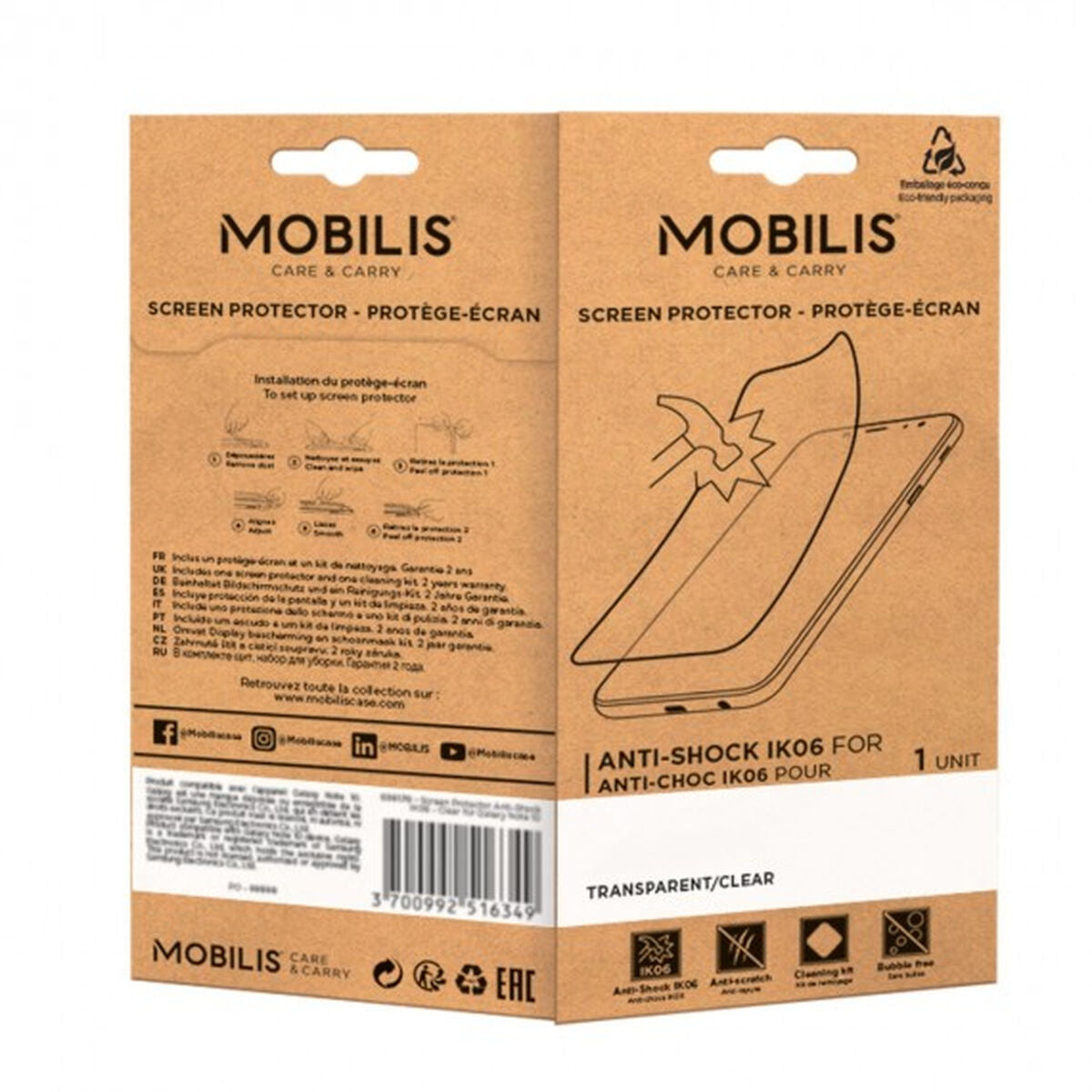 Protection pour Écran Mobilis 036338 Apple iPhone 16