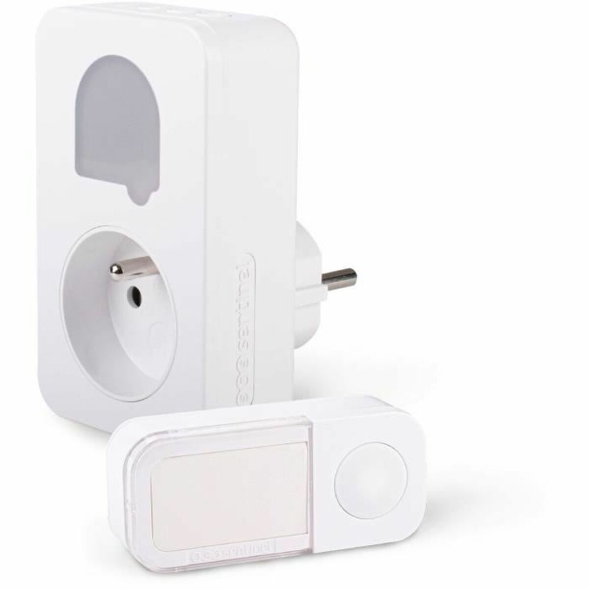 Sonnette Sans Fil avec Bouton-Pressoir SCS SENTINEL 19 x 8 x 13 cm