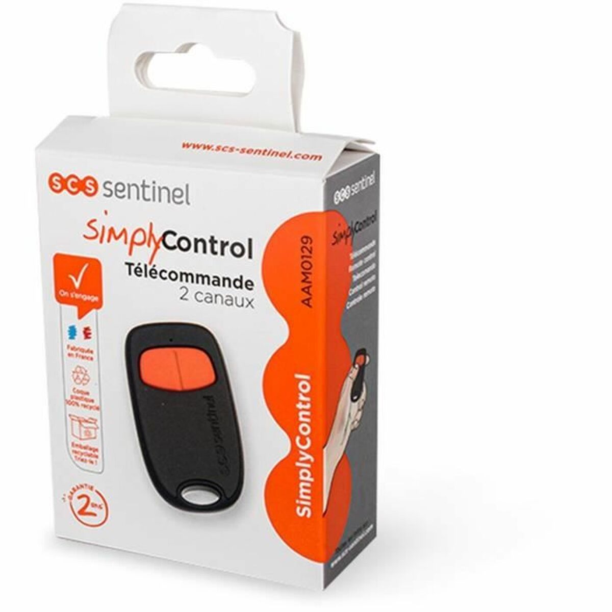 Télécommande SCS SENTINEL SimplyControl 40 m Orange