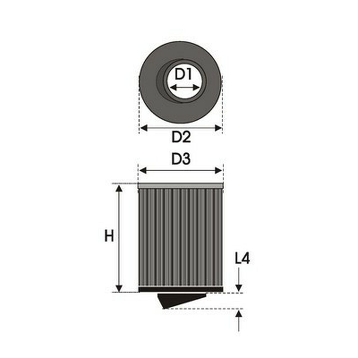 Filtre à air Green Filters B9.65