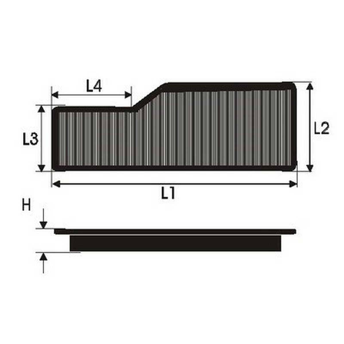 Filtre à air Green Filters P965006