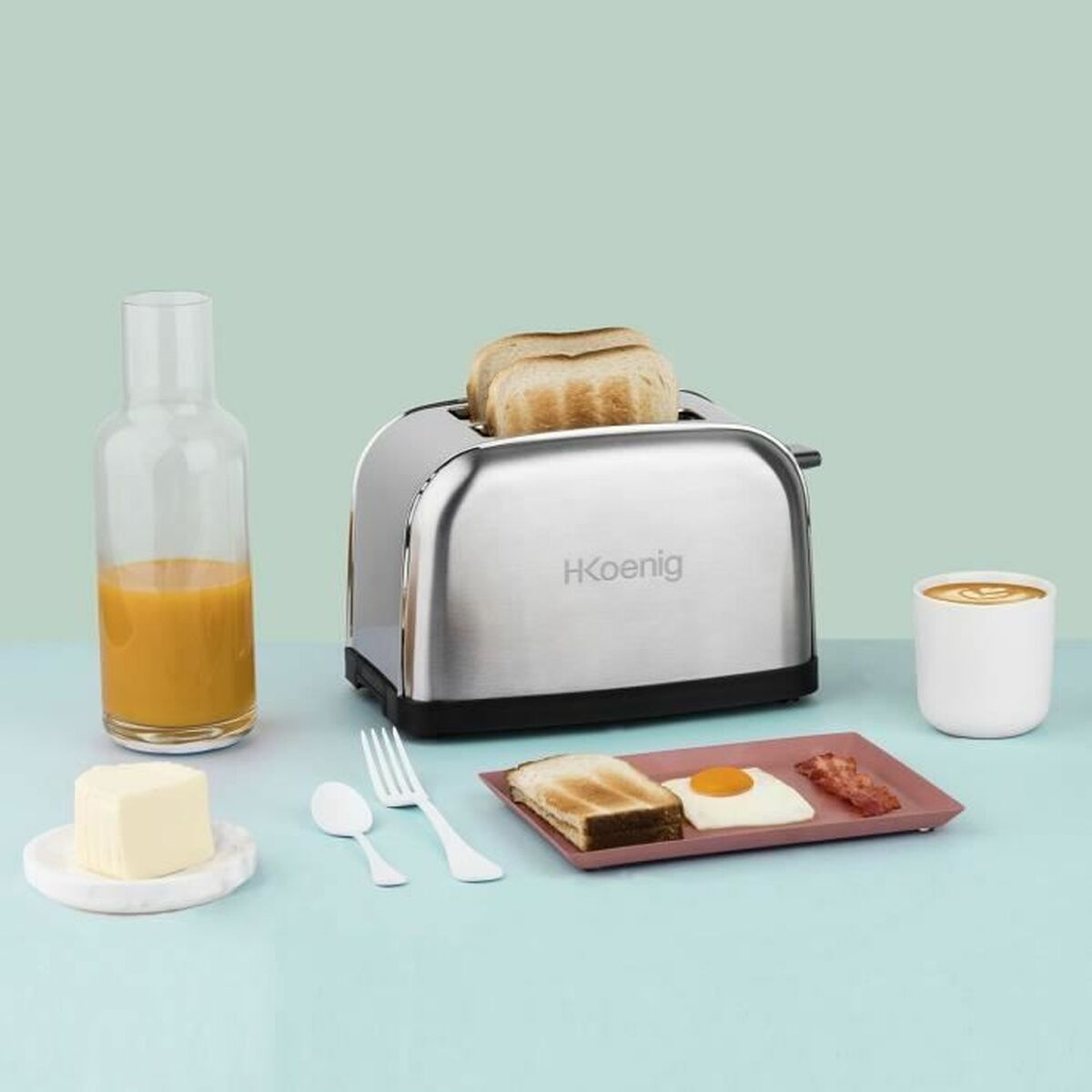 Grille-pain Hkoenig Toas7 850 W Argenté
