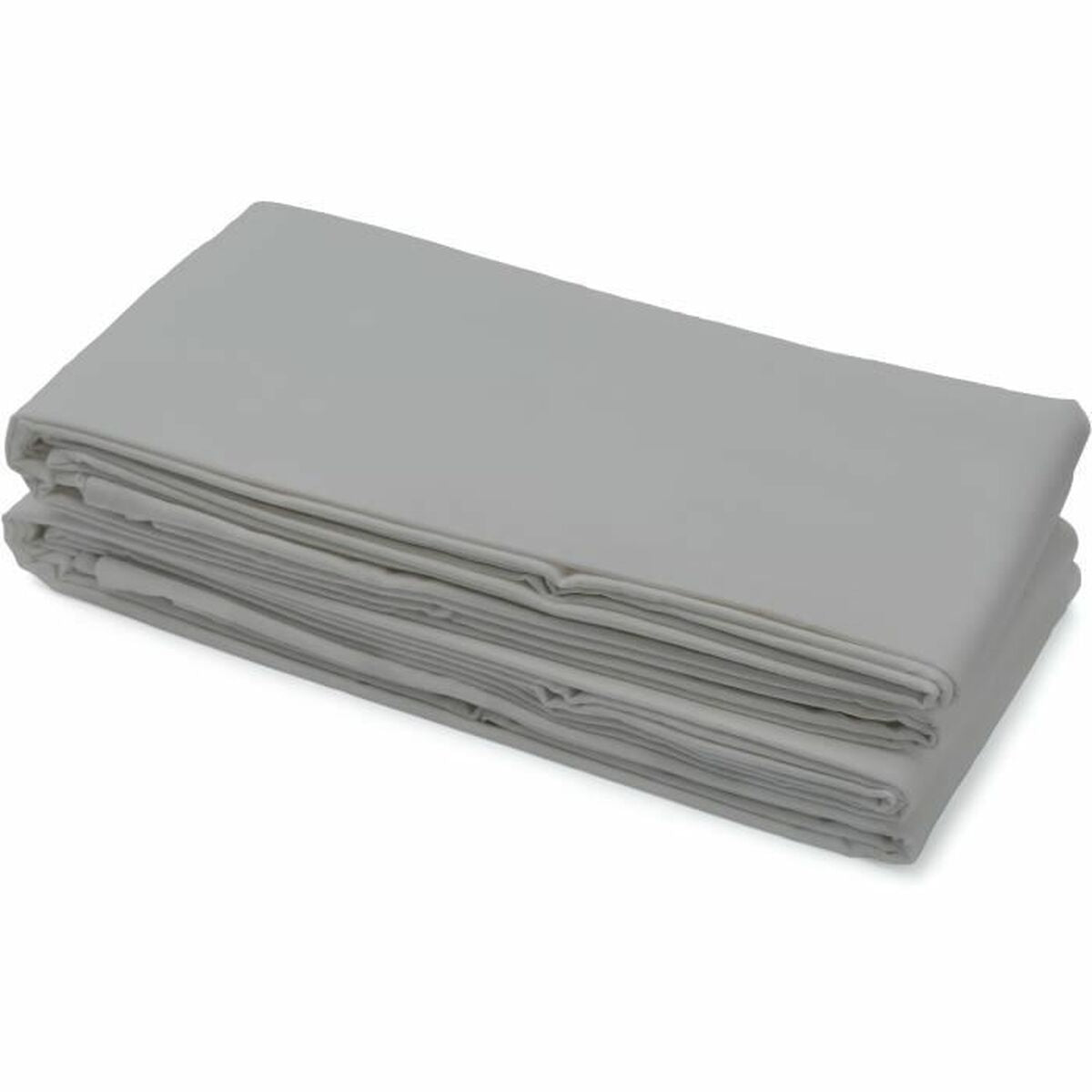 Jeu de draps HOME LINGE PASSION Flat sheet Gris Lit king size