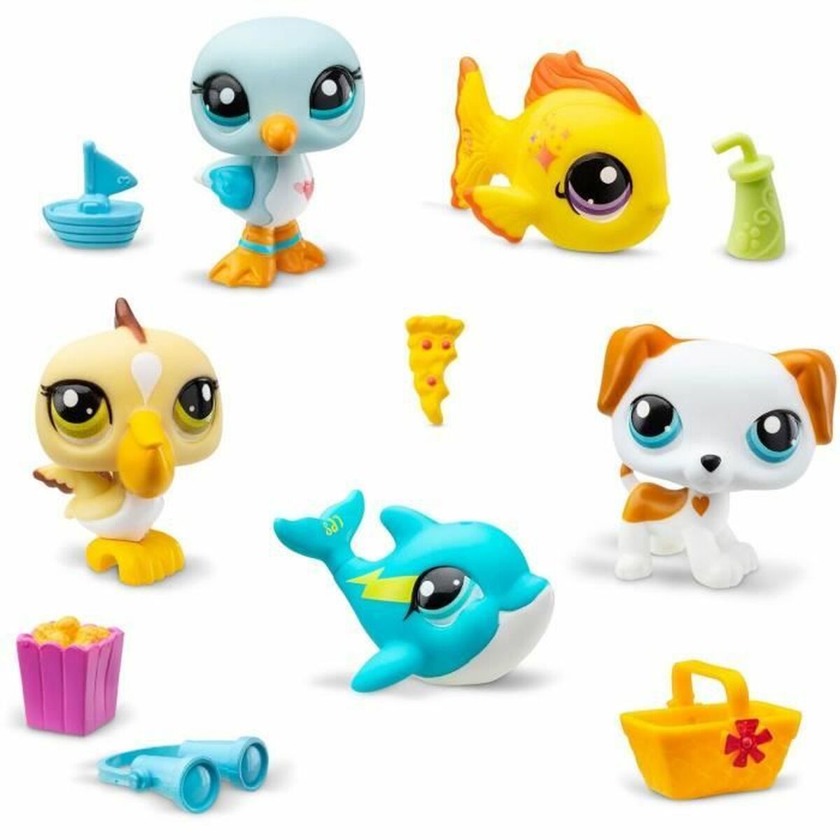 Figurines d'animaux Bandai Littlest Pet Shop Plastique