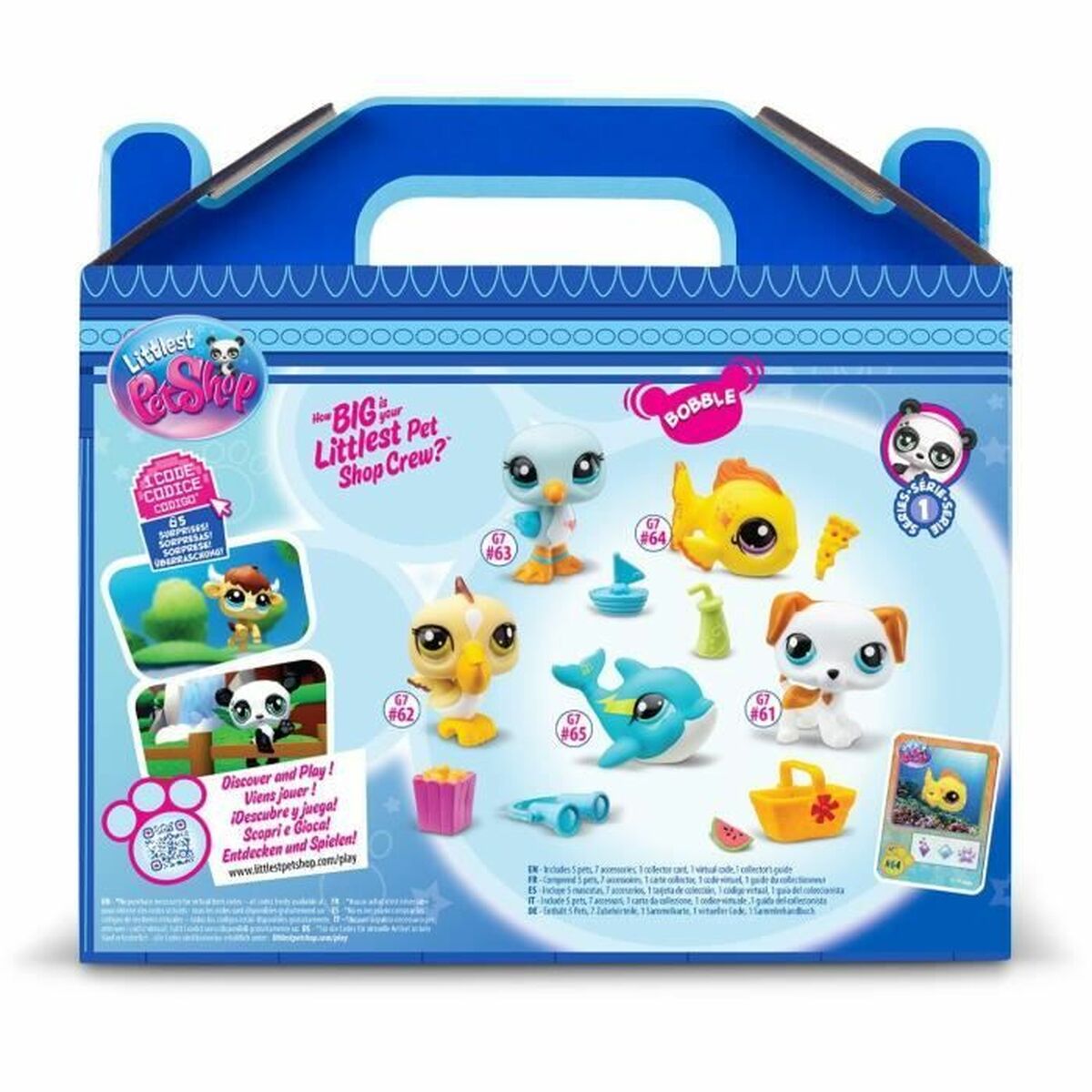 Figurines d'animaux Bandai Littlest Pet Shop Plastique