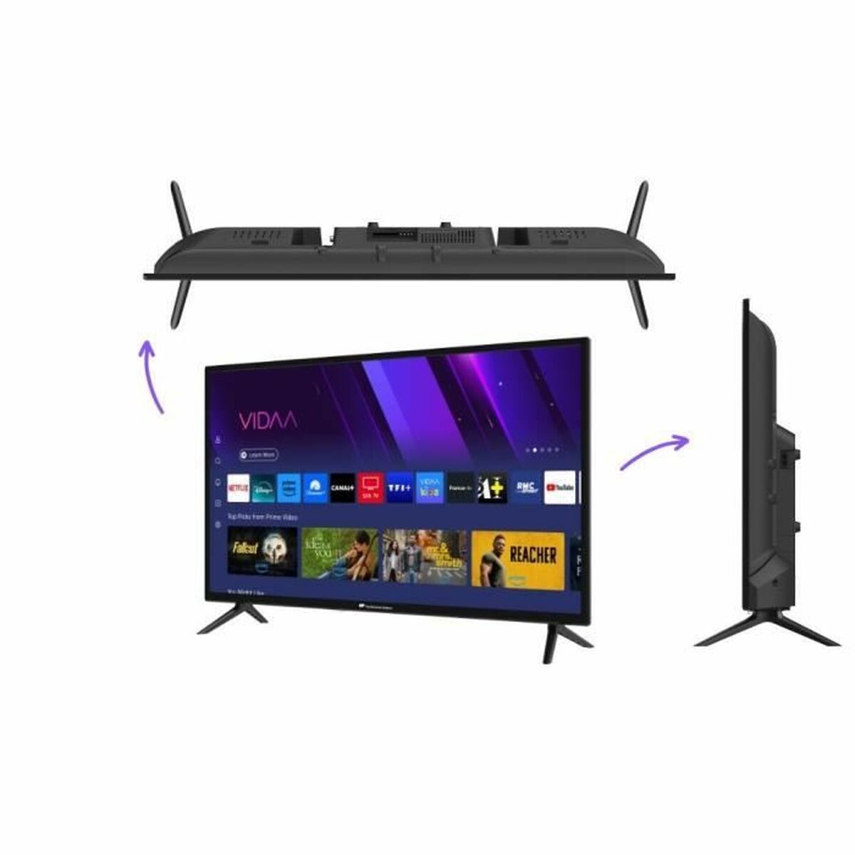 TV intelligente Continental Edison CELED32SVHD25B6 QLED HD 32"