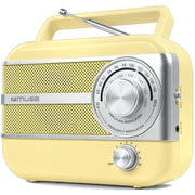Radio Muse M056AG Jaune AM/FM Rétro