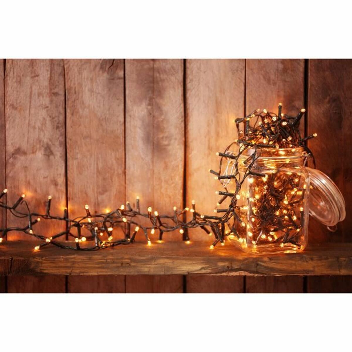 Guirlande lumineuse LED Lumisky YOGY SOLAR WARM 400 LEDS Noir noir 1 W