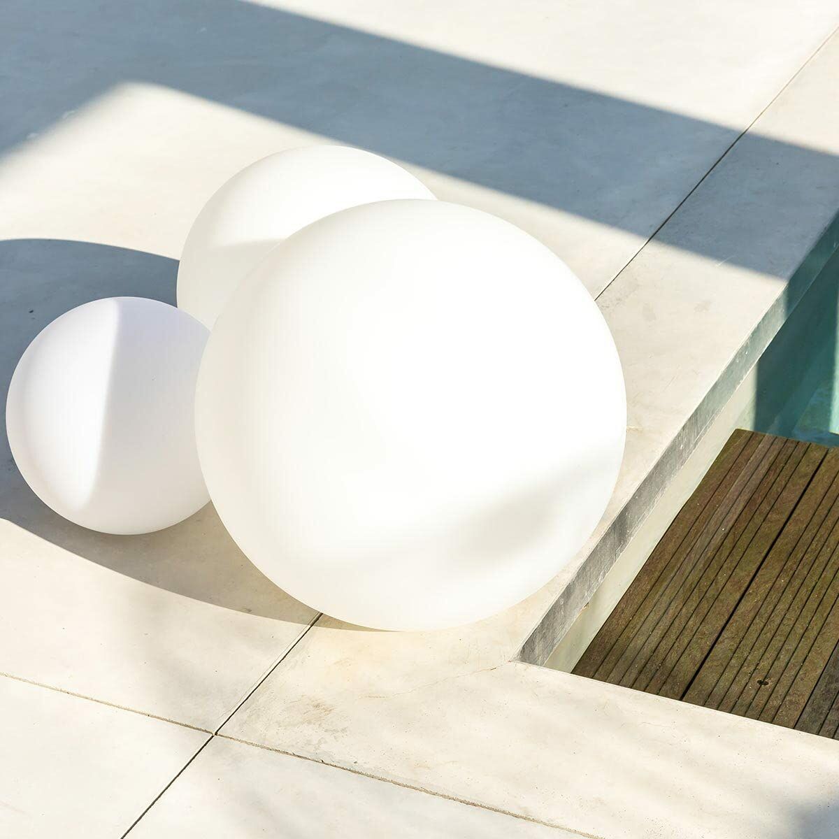 Boule Lumineuse pour Extérieur Lumisky Bobby Blanc Ø 60 cm E27