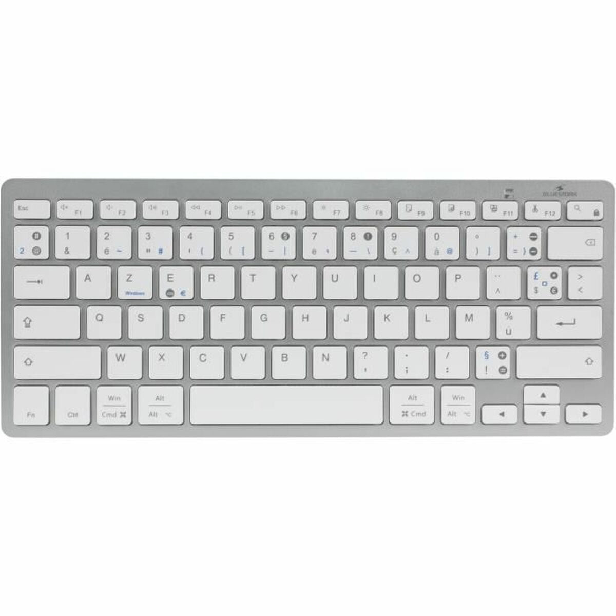 Clavier Bluetooth Bluestork KB-MINI-PC-MAC/FR Azerty Français Blanc