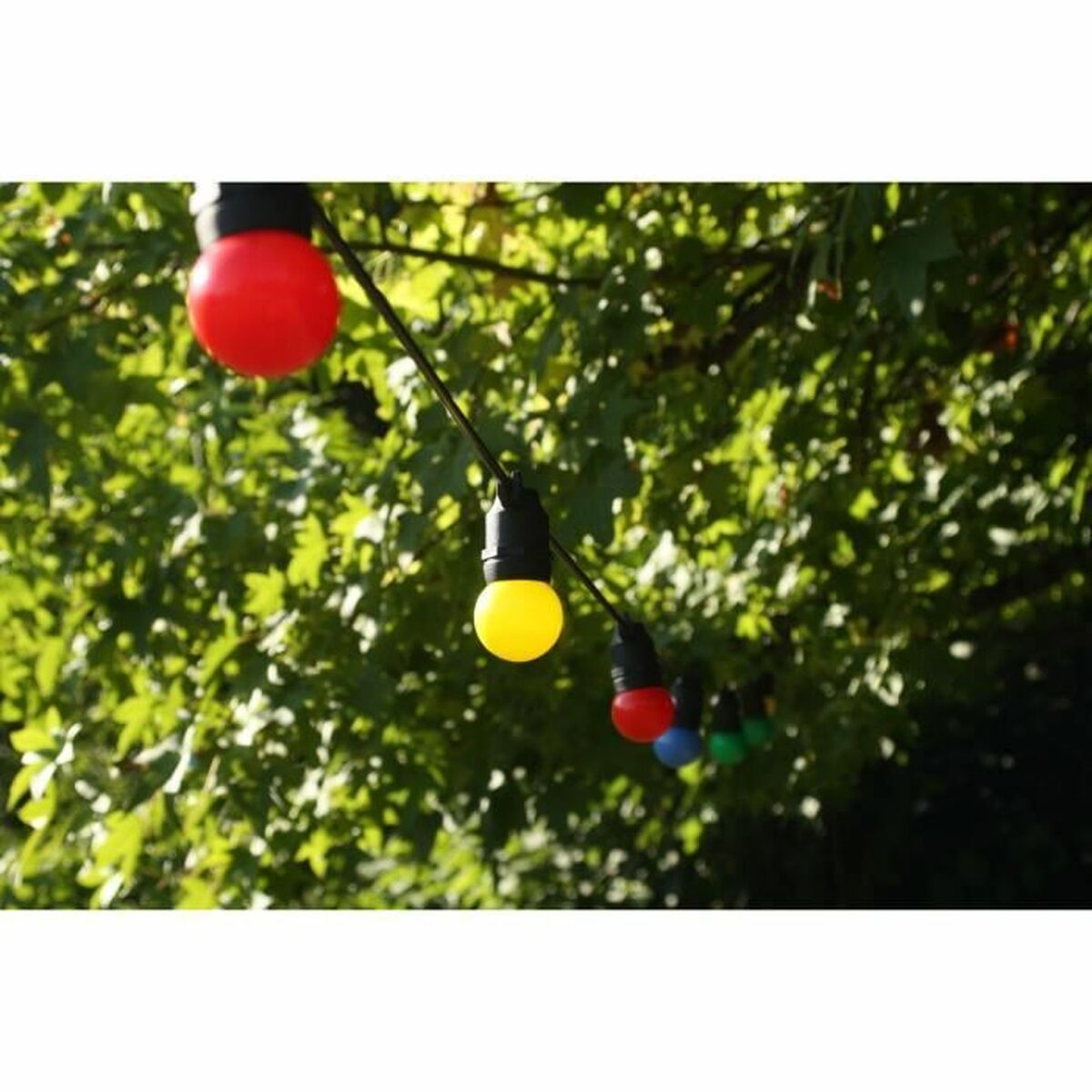 Guirlande lumineuse LED Noir Multicouleur 5 m LED