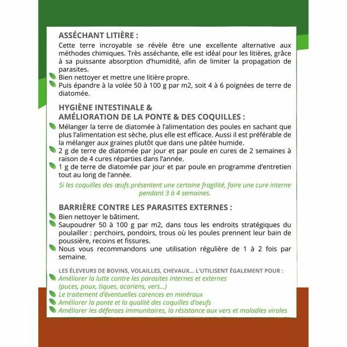 Engrais organique TERRA NOSTRA Diatomée Terre 300 g