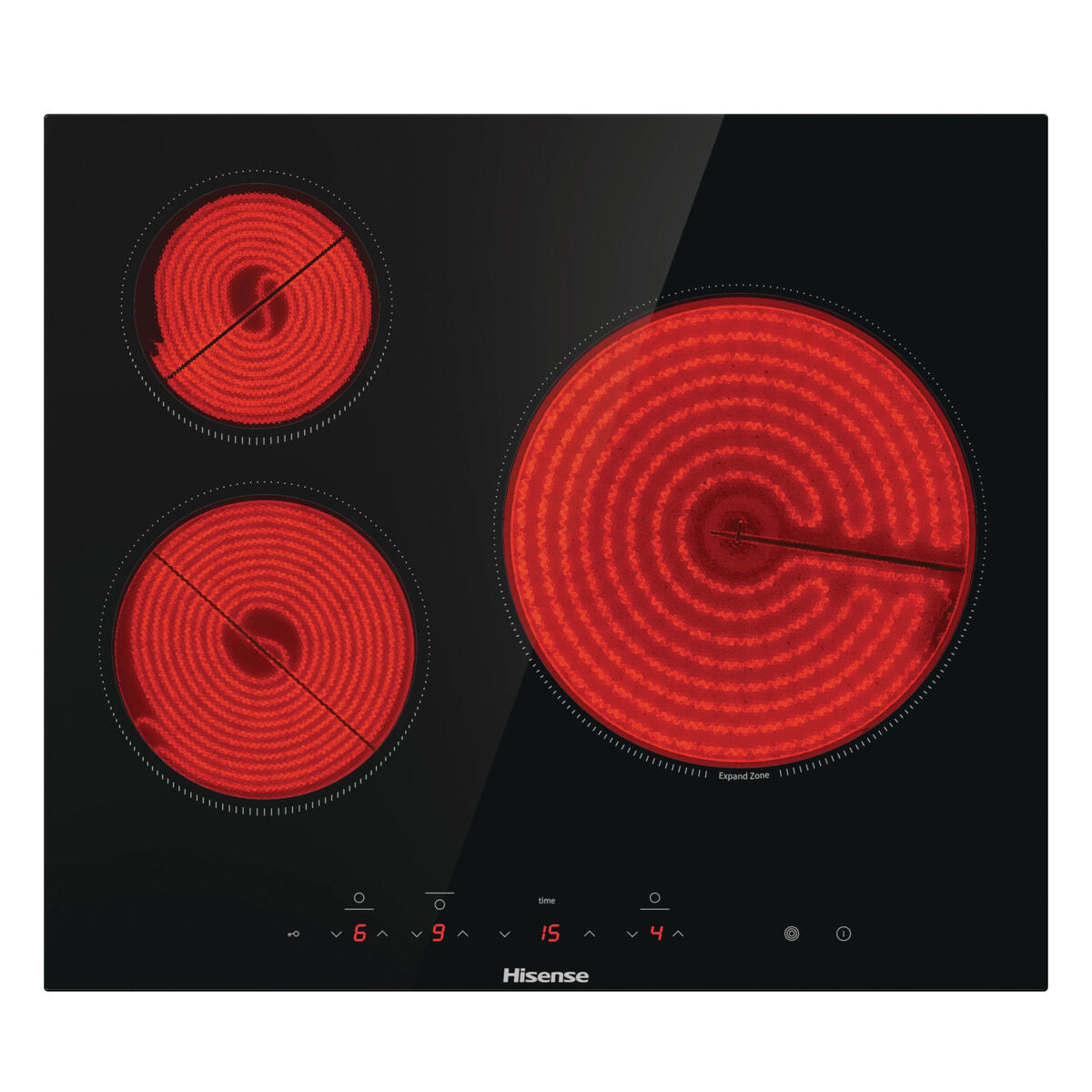 Plaque à Induction Hisense E6332BSCE 5700 W 59 cm