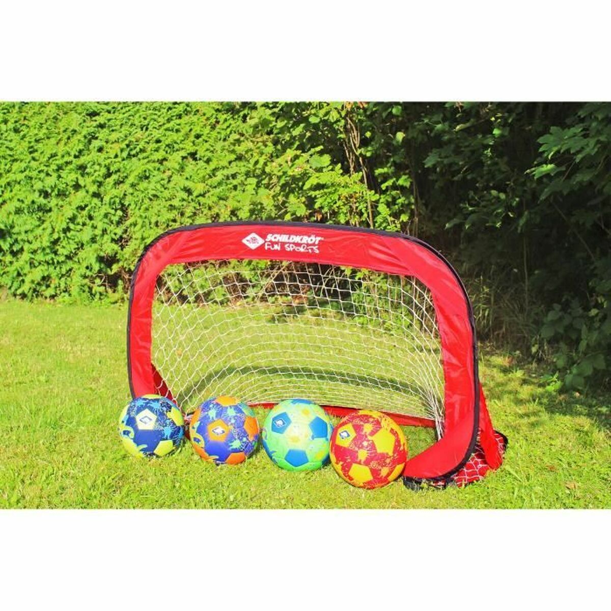 Cage de Foot Pliable Schildkröt 120 x 80 x 80 cm Rouge (2 Unités)