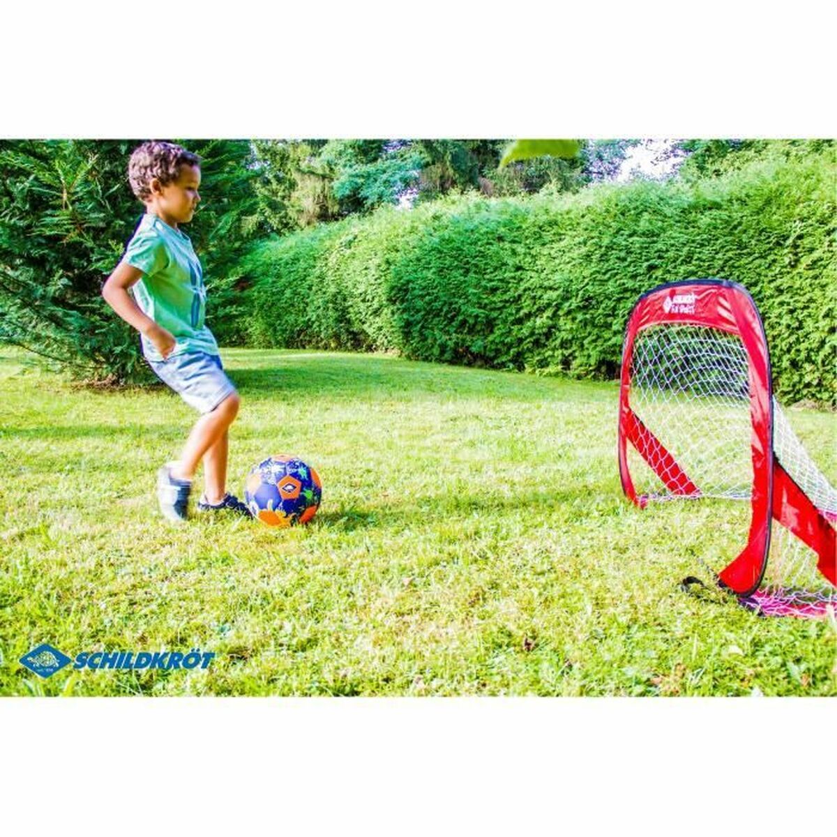 Cage de Foot Pliable Schildkröt 120 x 80 x 80 cm Rouge (2 Unités)