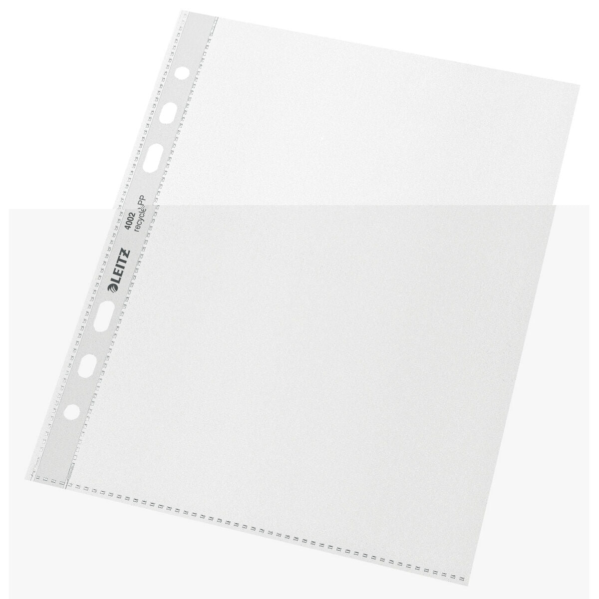 Housses Leitz Noir Transparent polypropylène Plastique