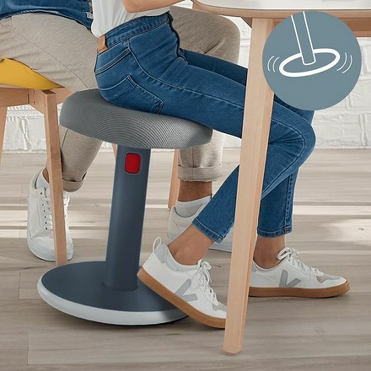 Tabouret ergonomique Leitz Ergo Cosy Active Plastique