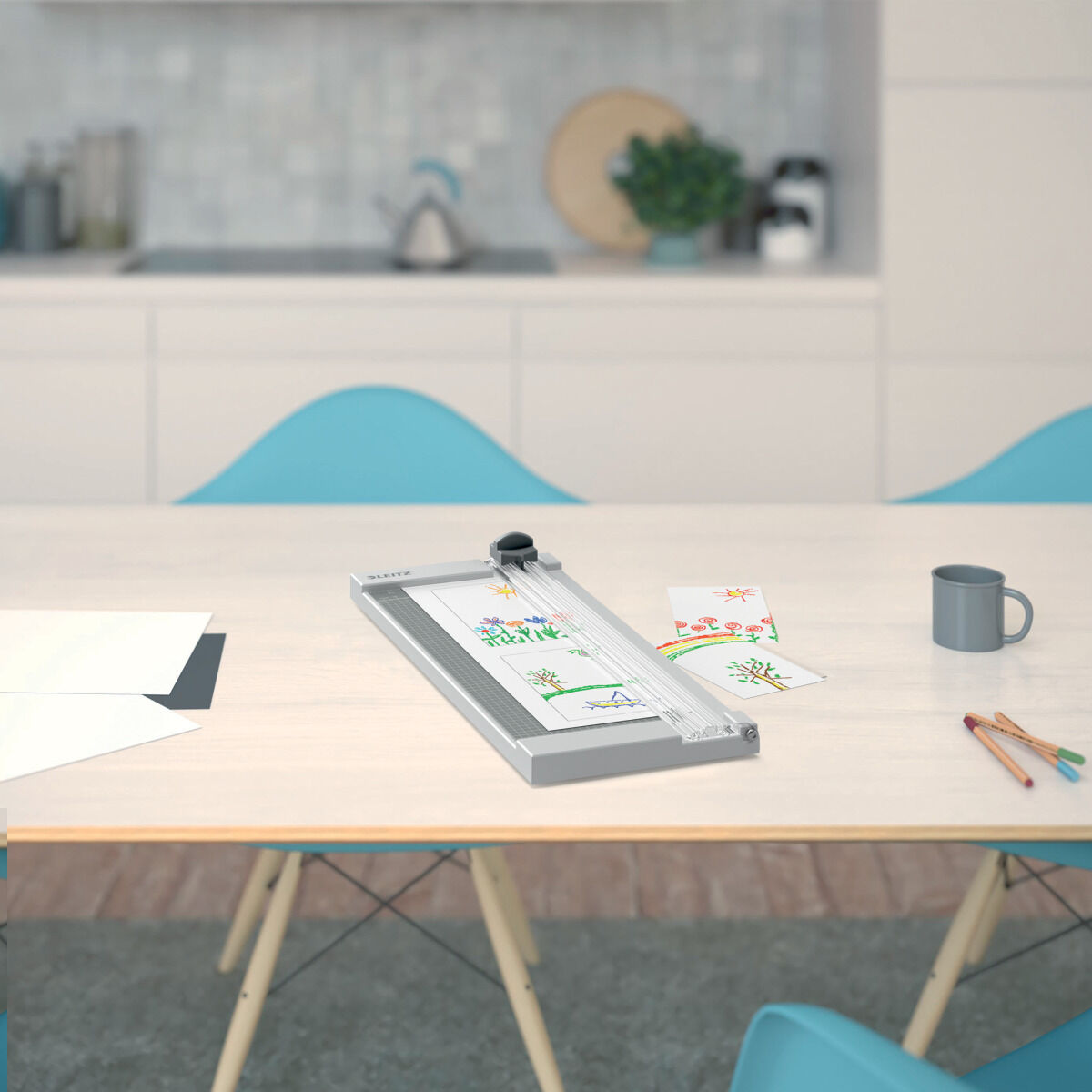 Couvertures de reliure Leitz Gris A4