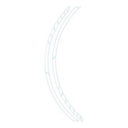 Adhésif pour jante Foliatec Blanc