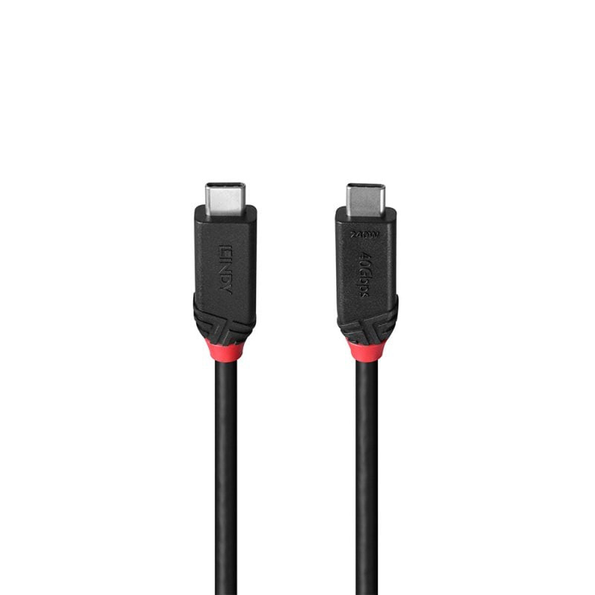 Câble USB-C vers USB-C LINDY 37002 Noir 2 m