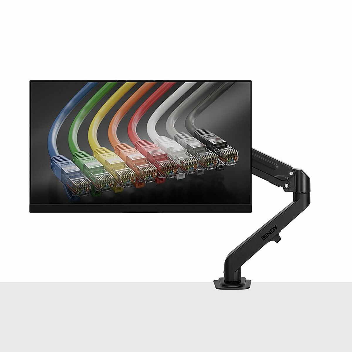 Support de table d'écran LINDY EINZELMONTAGE - SCHWARZ
