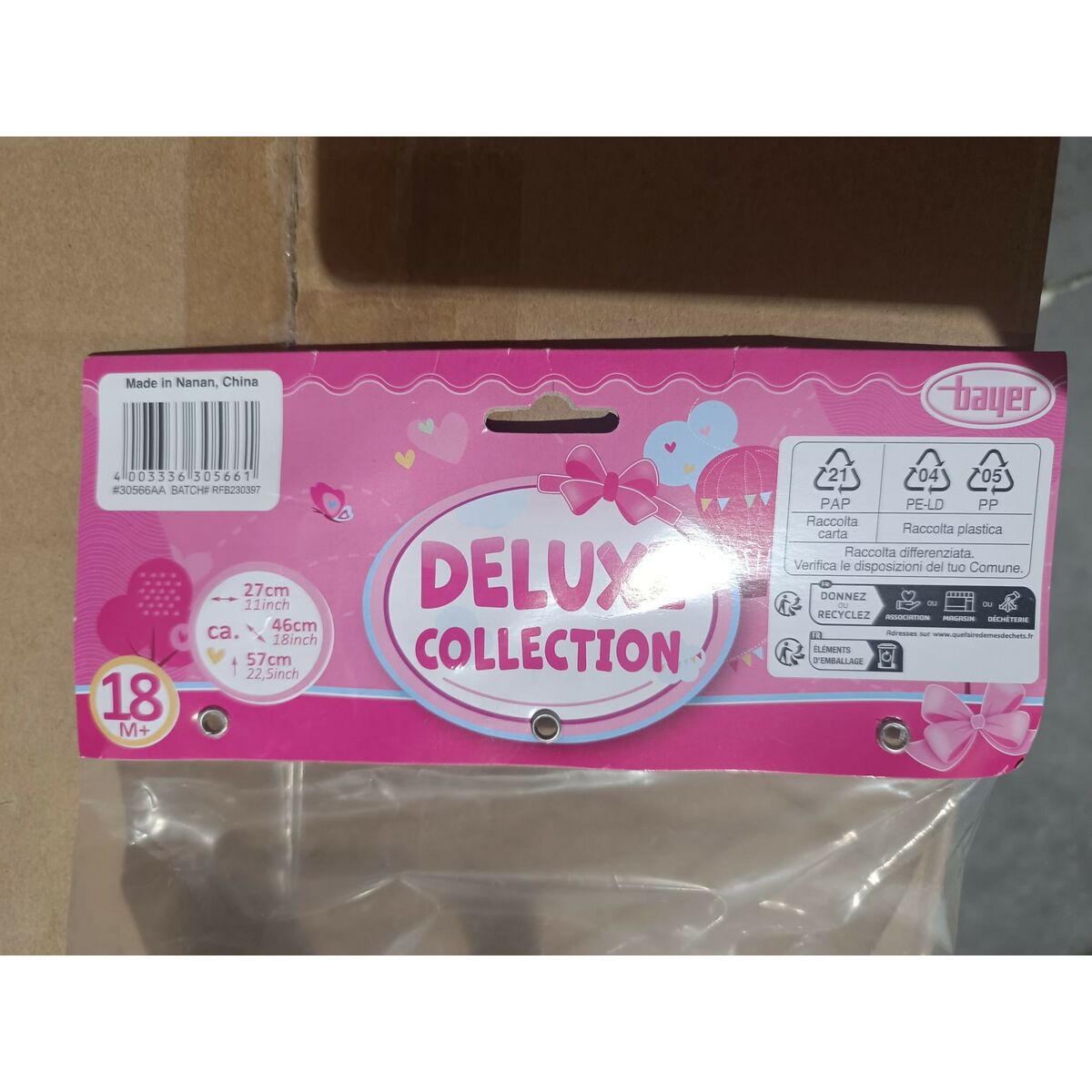 Poussette pour poupées Reig Parapluie Gris Fée