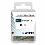 Ensemble de pointes WITTE PH 3 BITFLEX TIN PH3 10 Unités 10 Pièces