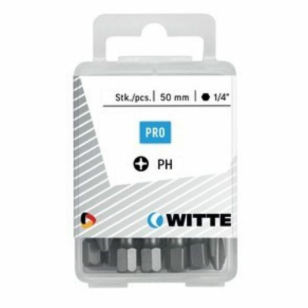 Ensemble de pointes WITTE Phillips PH1 10 Unités 10 Pièces