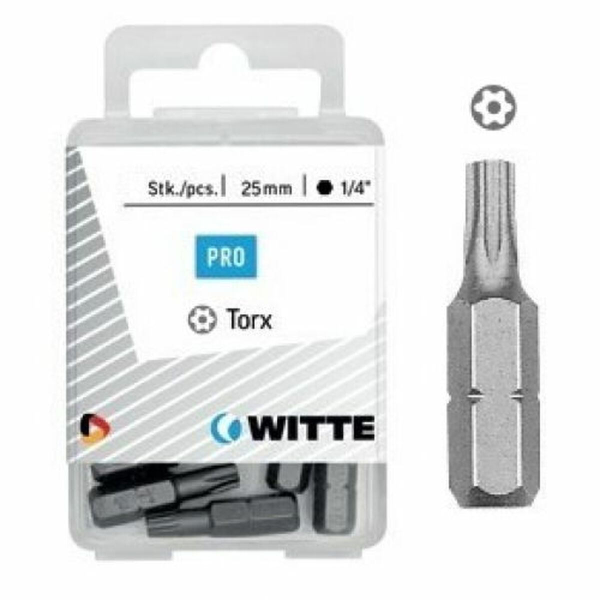 Ensemble de pointes WITTE Torx TX 40 5 Unités