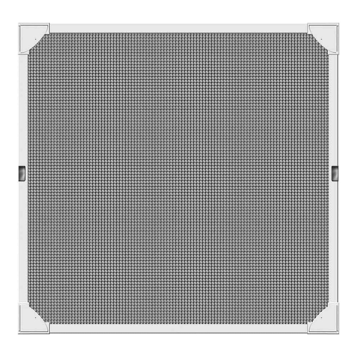 Moustiquaire Schellenberg Magnétique Avec cadre Fibre de Verre Blanc (100 x 120 cm)