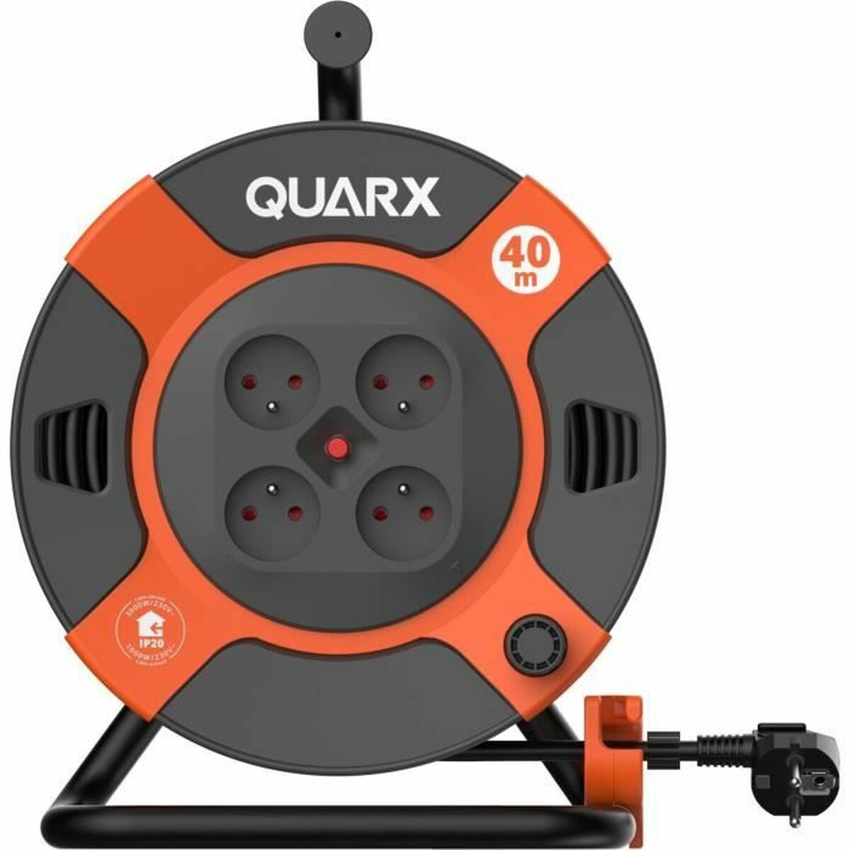 Câble de Rallonge QUARX H07RN-F Noir 40 m