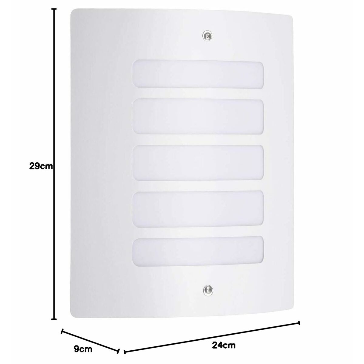 Applique Murale Brilliant Todd Blanc Métal Plastique 60 W E27