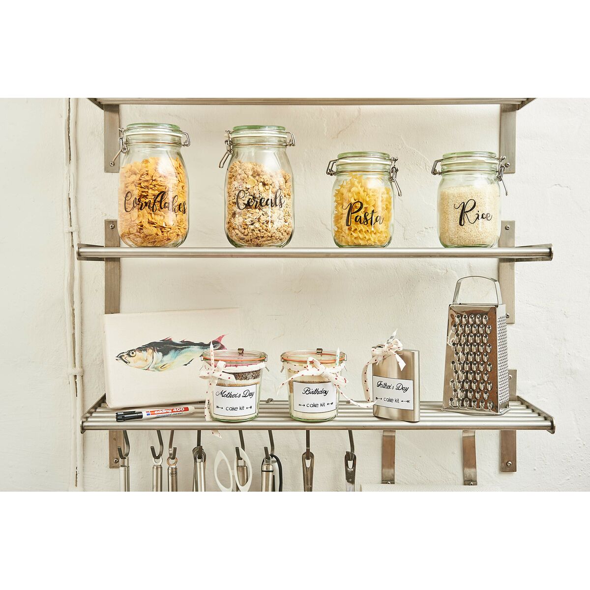 Marqueur permanent Edding 400-03 Bleu 1 mm (10 Unités)