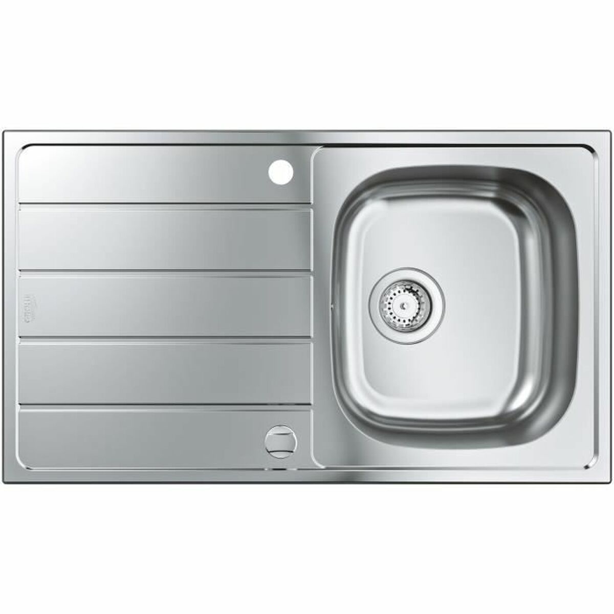 Évier simple Grohe 31552SD1 Gris