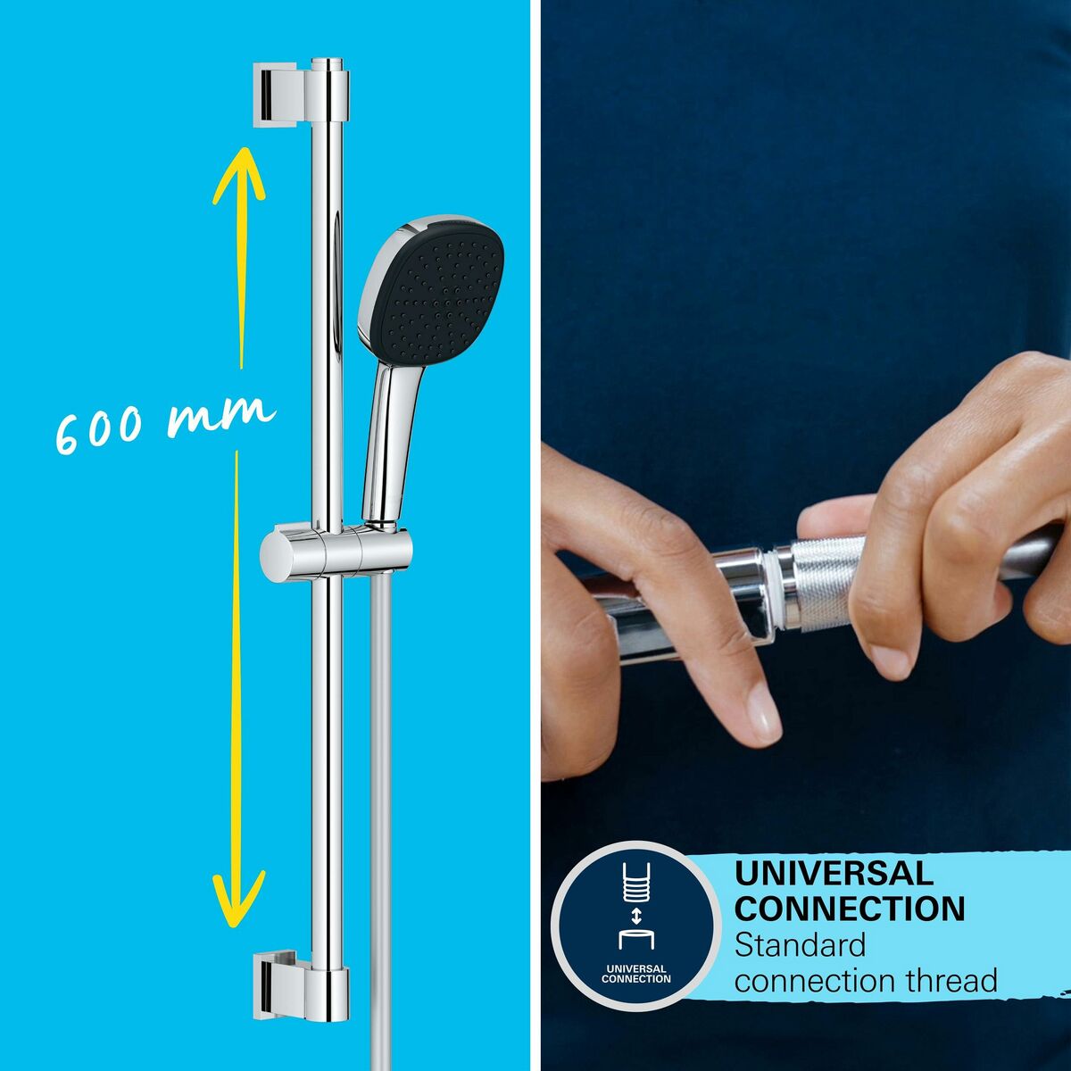 Colonne de douche Grohe Vitalio Comfort 110 26398001 Métal