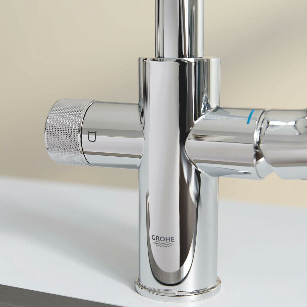 Kitchen Tap Grohe  Blue Pure StartCurve Métal Forme en C