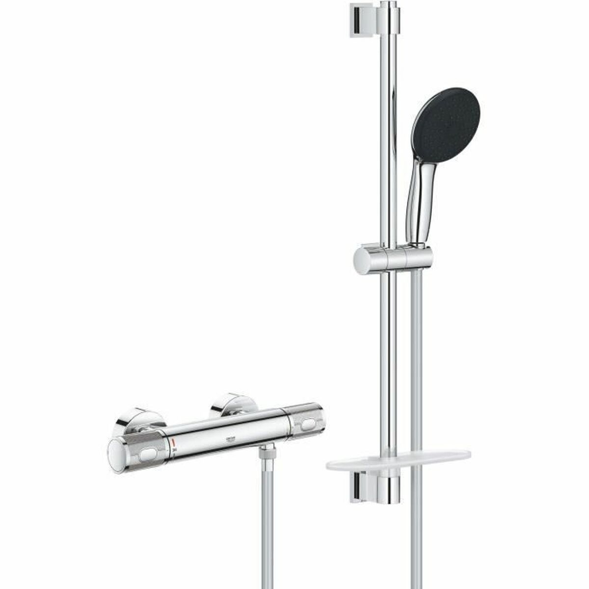 Colonne de douche Grohe Precision Feel Chrome Métal